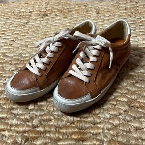 Leather Frye sneakers